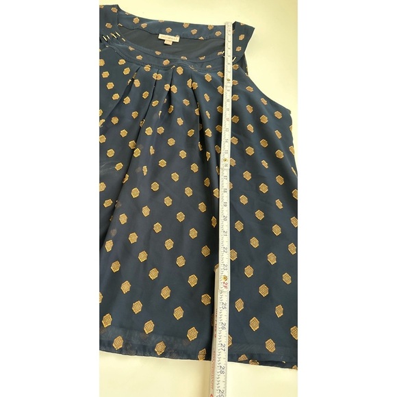 Roz & Ali Polka Dot Sleeveless Top - Picture 11 of 11